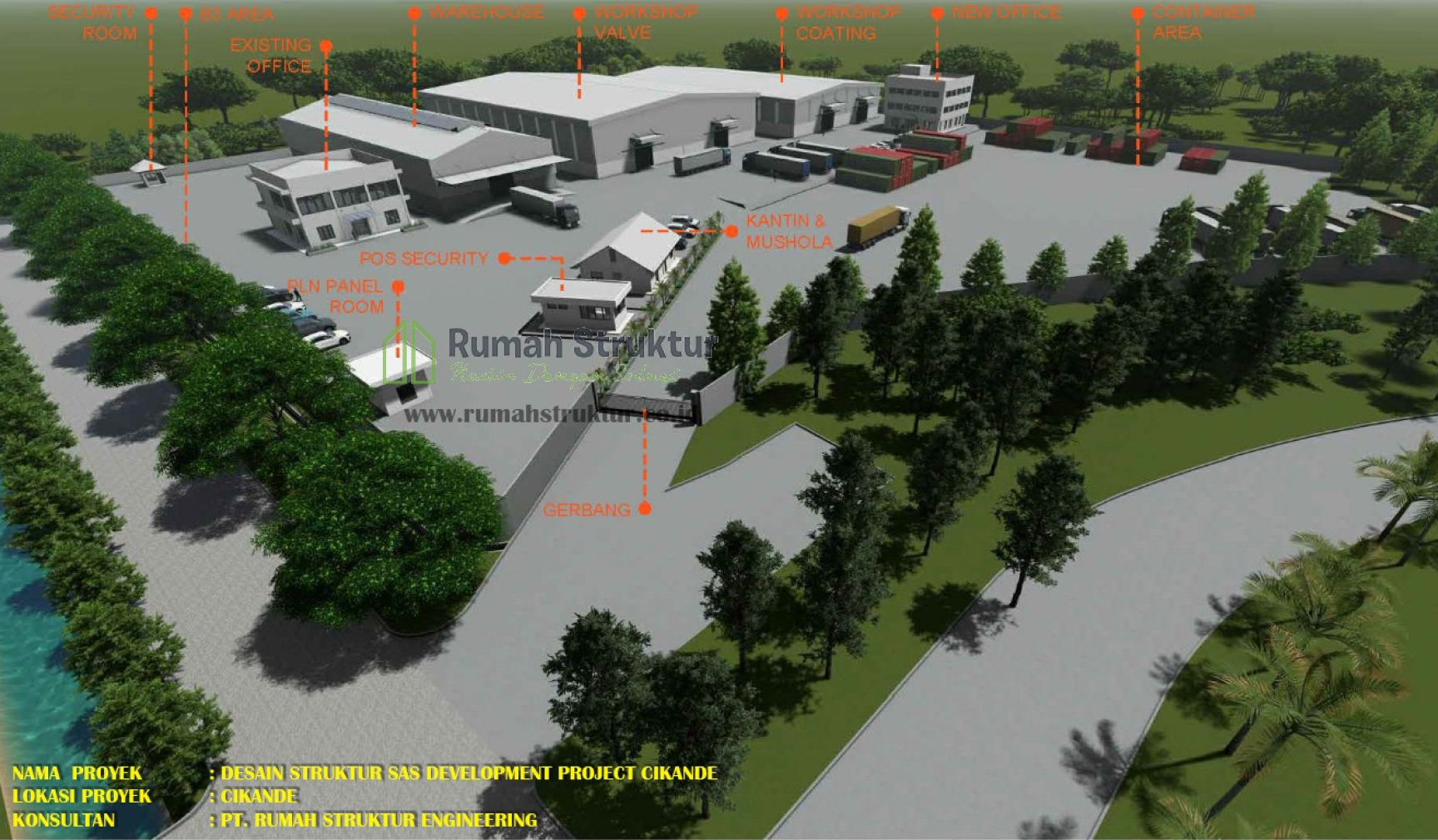 Desain Struktur SAS Development Project Cikande